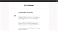 Desktop Screenshot of family-oosten.com